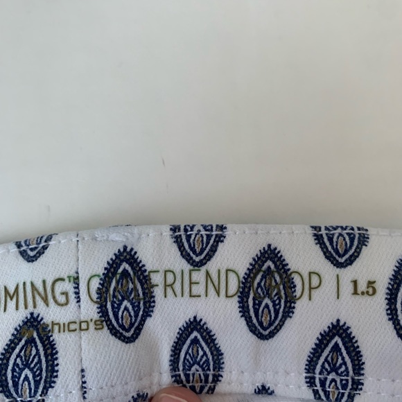 Women’s CHICOS SLIMMING CROP PANTS 1.5 - Picture 5 of 7